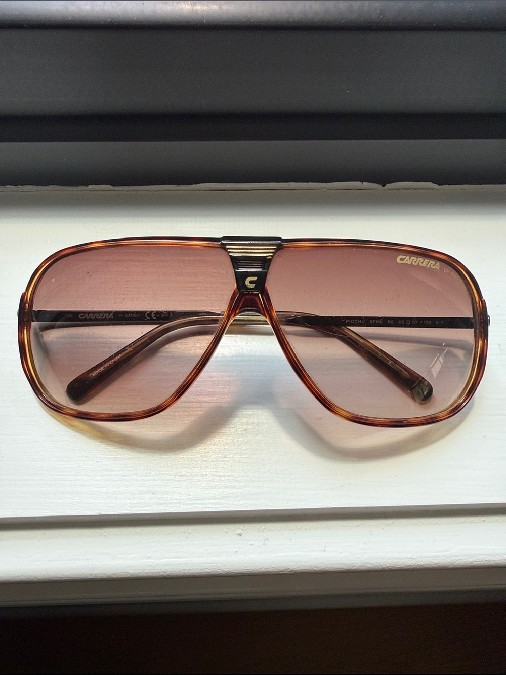Carrera Tortoiseshell Frame Sunglasses with Brown Gradient Lenses